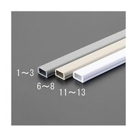 未来工業 26mmx1.0m モール(プラスチック製/白/10本) EA947HM13 1袋