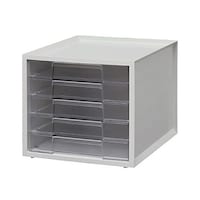 アイリスオーヤマ 276x335x 252mm/ 5段 レターケース EA954JA71B 1個