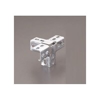 アカギ 48x48x180x180mm アングル接続金具(ドブメッキ) EA440AE5 1個