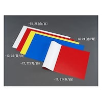 ニチレイマグネット 250x300x1.0mm 両面カラーマグネットシート(赤/白) EA781BS21 1枚