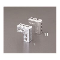 アカギ 48x48x100x100mm アングル接続金具(ステンレス製) EA440AE11 1個