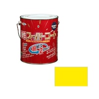 アサヒペン 油性スーパーコート 1.6L (黄色) 1個