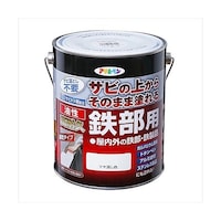 アサヒペン 油性高耐久鉄部用 1.6L ツヤ消し白 1個