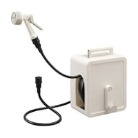 アイリスオーヤマ フルカバーコンパクトホースリール15m ホワイト FCH15M 1個