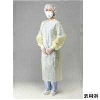 イワツキ NEWアイソレーションガウン イエロー フリーサイズ 100枚入 00442270 1箱