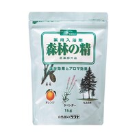 サラヤ 薬用入浴剤 森林の精 1kg チャック付 10個入 26919 1ケース
