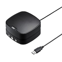 サンワサプライ WEB会議小型スピーカーフォン(連結可能) MMMC35N 1個