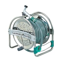 ハタヤリミテッド ステンノホースリール 21m防藻ホース レバーノズル付 SSD20 1台