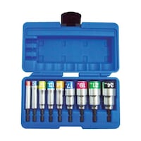 トップ工業 電動ドリル用コンパクトソケット 9本組 EDS824CS 1セット