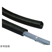 パンドウイットコーポ コルゲートチューブ 耐熱性ナイロン6 スリットなし 黒 CLTS35NC 1巻