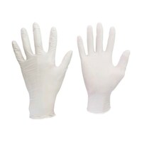 ミドリ安全 ニトリル使い捨て手袋 ベルテ751K ホワイト 粉なし 100枚入 Sサイズ VERTE751KS 1箱