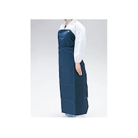 協和商事 ワンタッチ胸付前掛 紺 W100 1枚