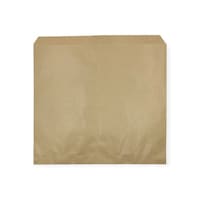 福助工業 耐油平袋 ニュー耐油耐水紙袋 平袋 未晒F中 1袋(500個入) 0201472 1袋