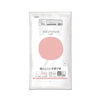 オルディ asunowa 破れにくい手提げ袋 ブロックタイプ L/40号 乳白 100P 1ケース(100枚×20冊入) ASWHW40YNT100 1ケース