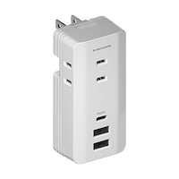 多摩電子工業 ACタップ&USB PD20W TSK118U2CW 1個