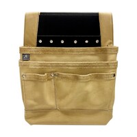 ふくろ倶楽部 グローブ革 釘袋 グラブ29 キャメル GV29 1個