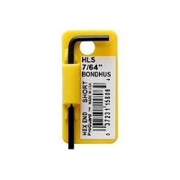 ボンダス 六角L形レンチ ショートタイプ 7/64 HLS7/64 #15806 1個