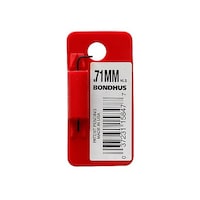 ボンダス 六角L形レンチ ショートタイプ 0.71mm HLS.71MM #15847 1個