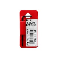 ボンダス 六角L形レンチ ショートタイプ 1.5mm HLS1.5MM #15850 1個
