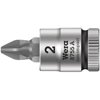 Wera 差込角1/4SQ ポジビットソケット先端サイズ#2 003354 1個