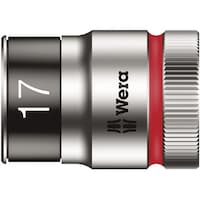 Wera 差込角1/2SQ ZYKLOP ソケット(ホールド機能付)六角差込サイズ17mm 003737 1個