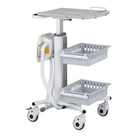 アズワン 椅子付きナースカート SNC1T2W 1個