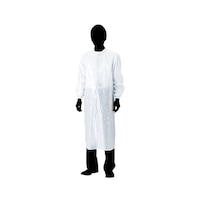 アズワン 【ネームタグ貼付け導電ハンガー付】クリーンコート ホワイト E40020L E40020L 1セット