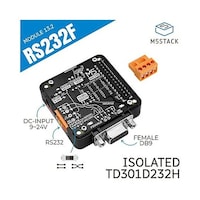 M5Stack M5Stack RS232Fモジュール 13.2(DSub9ピンメス) M5STACKM130 1個