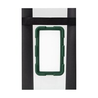 タカチ電機工業 LCT型耐衝撃シリコンカバー付きプラスチックケース W85mm×H40mm×D143.9mm 電池構造無し オフホワイト/グリーン LCT135NWG 1個