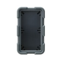 タカチ電機工業 LCTP型耐衝撃シリコンカバー(ダークグレー) LCTP165HD 1個