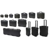 タカチ電機工業 NKシリーズ 防水キャリングケース 内装スポンジ無 ブラック NK918B 1個