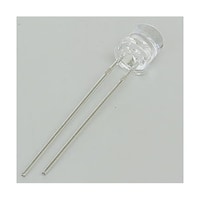 GB フラットLED(5mm・白・3.3V・20mA・100mcd) LFTLEDW501 1個