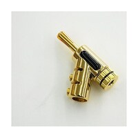 GB ロック機能付きバナナプラグ 黒 BNPWLBK 1個