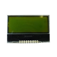 アズワン 小型LCDディスプレイ(8桁×2行 文字色:黒 背景色:黄緑) AQM0802AFLYBH 1個