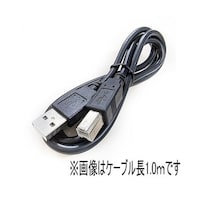 GB USB2.0ケーブル AB 0.5m 黒 EMUSB2AB05BK 1個