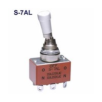 NKKスイッチズ 小形トグルスイッチ(Sシリーズ) S7AL 1個