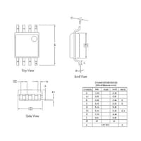 IC EEPROM 512KBIT 1MHZ 8SOIC AT24C512W10SU2.7 1個