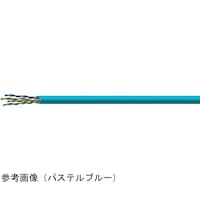 LANケーブル 1巻(100m入) UTPC5E 0.5X4P アカ 1巻