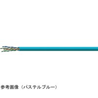 LANケーブル 1巻(100m入) UTPC5E 0.5X4P パステルブルー 1巻