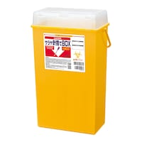 サラヤ 針捨てBOX 7.6L 針廃棄用BOX 感染性廃棄物 針刺し切創防止 インシュリン×12