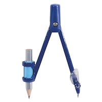 クツワ 回しやすいコンパス鉛筆用ハードケース入 1セット(5個入)