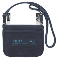 クツワ メッシュポケットポーチ(ネイビー) 1セット(3個入)