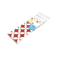 カモ井加工紙 mtリメイクシートスクエア七宝・茜色×20