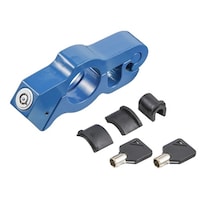 ワイビーエー 900921 ブレーキレバーロック ブルー 材質:アルミ合金 900921 1個 ※2個以上から注文可能(販売価格は1個単位の価格)