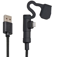 デイトナ 15610 充電ケーブル 20cm USB TypeA & ライトニング iPhone対応 L字コネクター 15610 1個 ※2個以上から注文可能(販売価格は1個単位の価格)