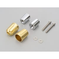 デイトナ 17267 ヘビーウエイトバーエンド リボルバー KAWASAKI シャンパンゴールド M8 17267 1個