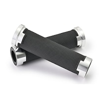 デイトナ 38497 GRIPPY GRIP GGDALBASE 全長125mm φ22.2ハンドル用 エンド貫通 カラー:シルバー 38497 1個 ※2個以上から注文可能(販売価格は1個単位の価格)