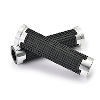 デイトナ 38519 GRIPPY GRIP GGDALCROSS 全長125mm φ22.2ハンドル用 エンド貫通 カラー:シルバー 38519 1個 ※2個以上から注文可能(販売価格は1個単位の価格)