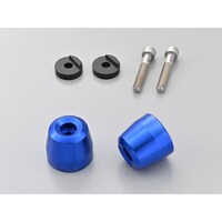 デイトナ 62212 アルミビレットバーエンド 純正ハンドル用 サーフェイス YAMAHA車 M6タイプ カラー:ブルー 62212 1個 ※2個以上から注文可能(販売価格は1個単位の価格)