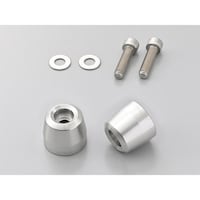 デイトナ 63823 アルミビレットバーエンド 純正ハンドル用 サーフェイス KAWASAKI車 M8タイプ カラー:シルバー 63823 1個 ※2個以上から注文可能(販売価格は1個単位の価格)